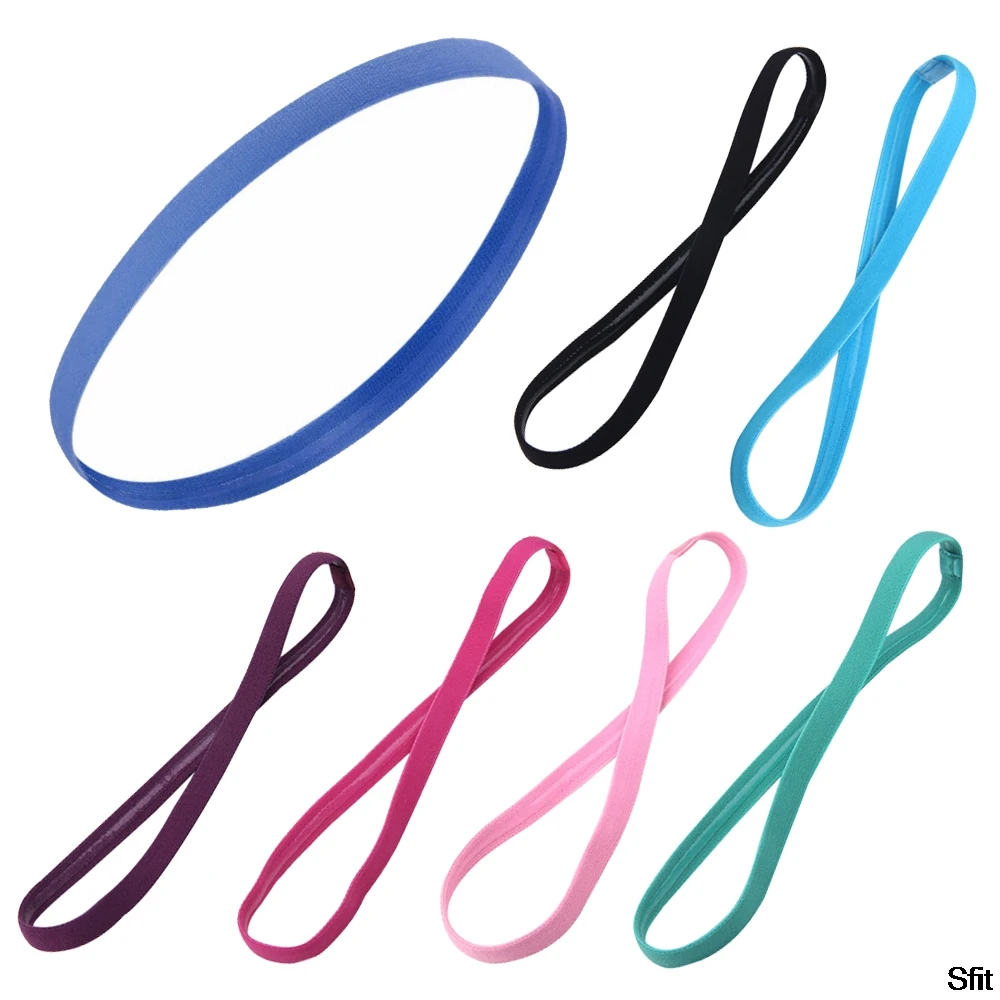 

SFIT 1pcs Yoga Running Fitness Headband Sport Hair Band Football Anti-slip Elastic Sweatband Gym Sport Headband Yoga Accessories