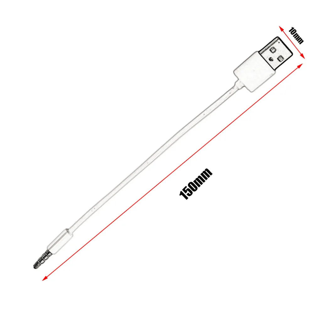 ACEHE USB Поворот 3 5 мм конверсионная линия в вспомогательный конвертер кабель