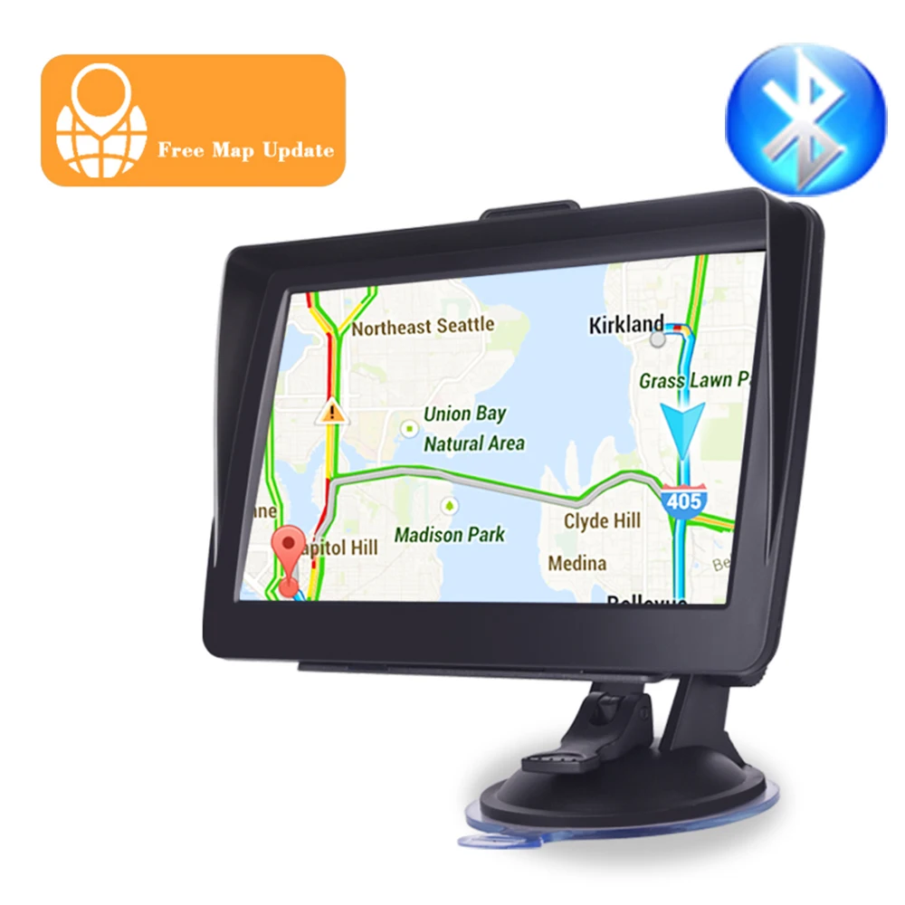 Автомобильный GPS навигатор 7 дюймов HD lincoln navigutorFM Bluetooth голосовая Автомобильная