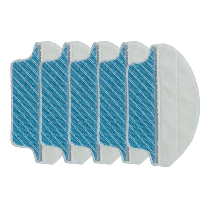 

5Pcs for Ecovacs Deebot DT85 / DT83 / DM81 / DM85 / DM86 Mopping Cloth & 1Set Main Brush/Side Bursh/Filters/Mop Clothes for Ecov