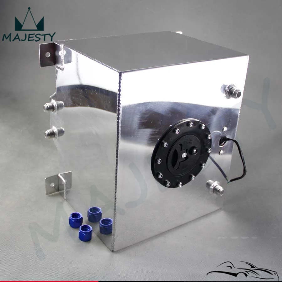 8 галлонов 30 5 л гоночный Дрифт топливный бак полированный алюминий + уровень