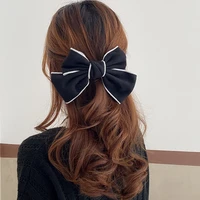 white vintage party bow hair clip fashion butterfly claw hair barrette hairpin hairgrips korean hair accessories for women girls