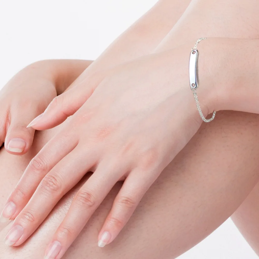 Регулируемый Браслет-слайдер для тенниса полоса простой браслет с шармами