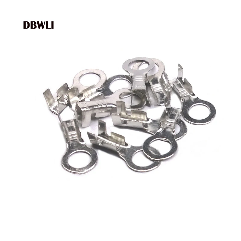Tin plating 50 шт./лот O-Тип 3,2/4,2/5,2/6,2/8,2/10,2/12,6 сращивания холодного отжима автомобиля Динамик на мини-разъем «папа» лужение коссе Электрический Sertir - Цвет: Tin plating