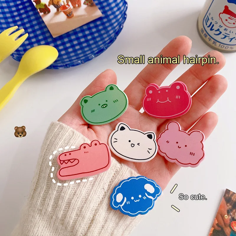 

1Pcs New Lovely Hair Clips Pin for Women Fashion Geometric Cartoon Barrettes Headwear Girls Sweet Hairpins Chic Hair Accessories