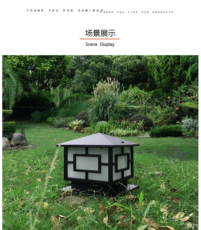 D300 Солнечная энергия столб лампа для ворот настенного крепления двора дома двери