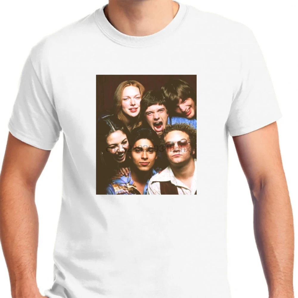 Белая футболка с надписью That 70s Show |