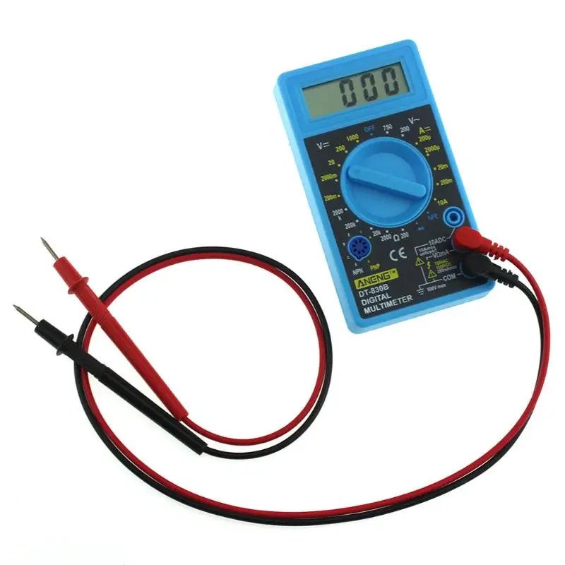 Цифровой мультиметр ANENG DT830B с ЖК дисплеем Измеритель постоянного/переменного