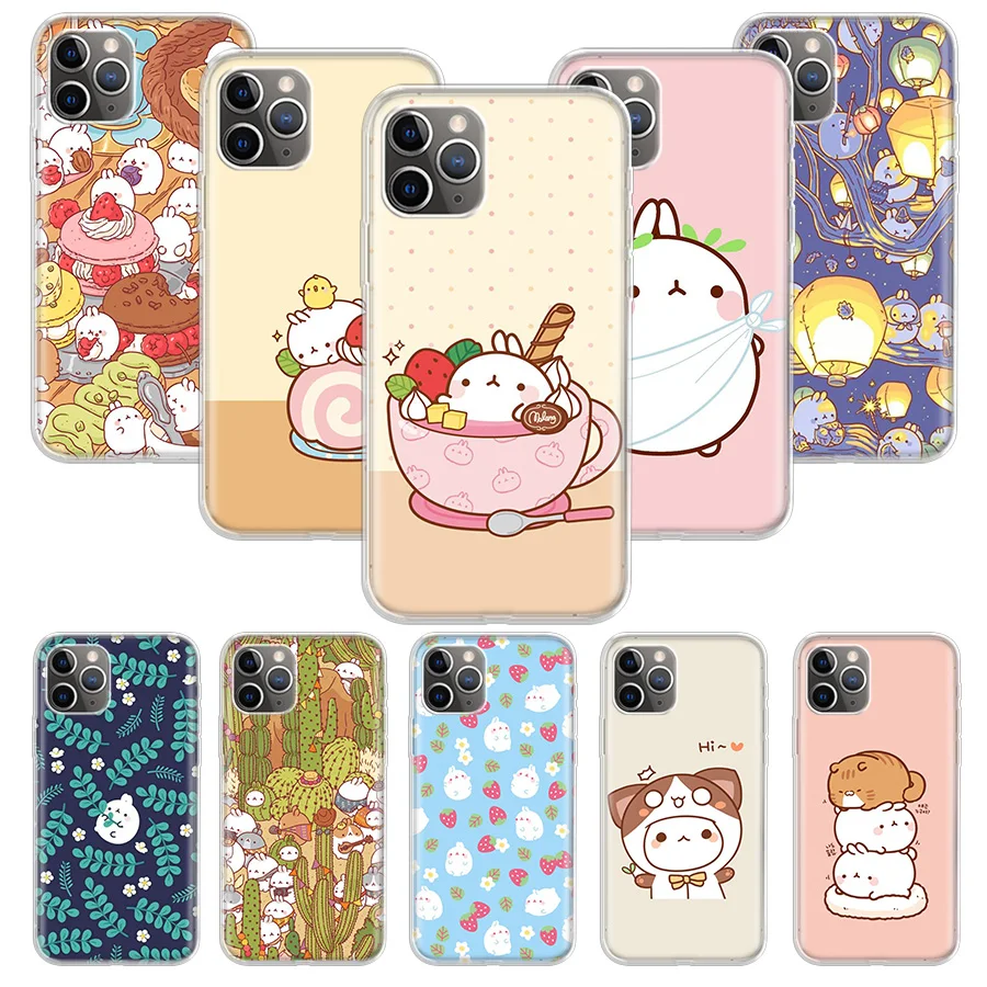Милый чехол для Apple iphone 11 12 Mini Pro XS Max XR X 7 8 6 6S Plus 5 5S SE 10 Ten Gift Sil|Бамперы| |