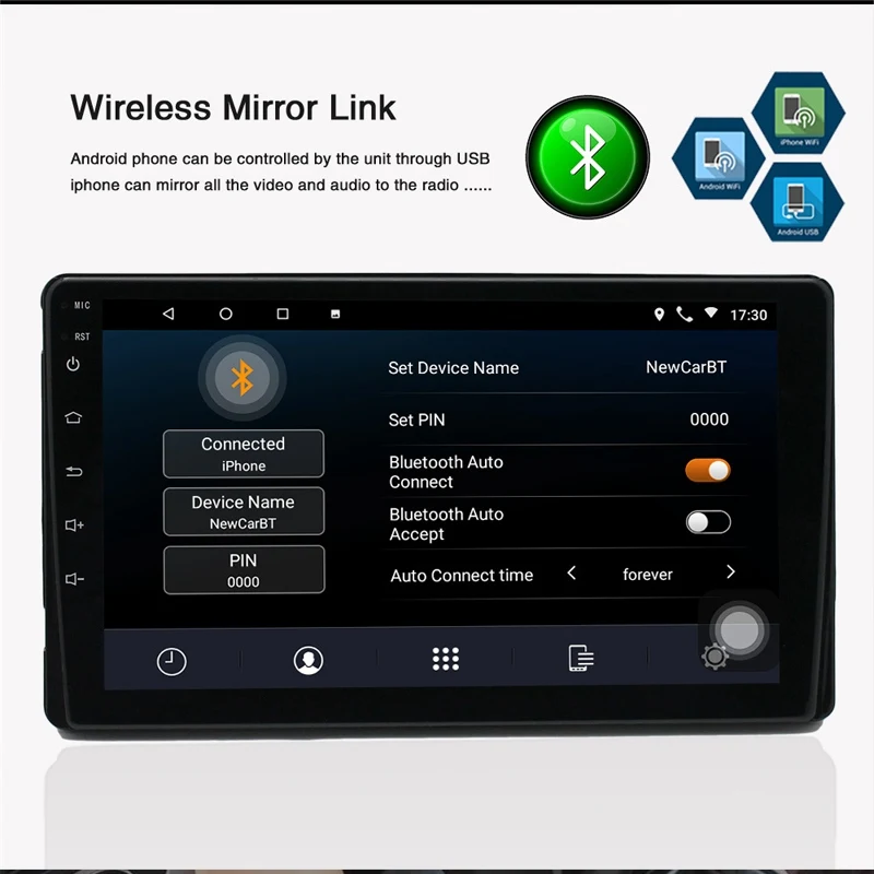 Android 10 1 автомобильный DVD-плеер радио GPS-навигация стерео Wifi Автомобильный
