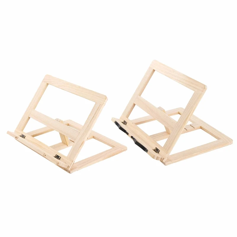2022 New Wooden Table Easel Cookbook Stand Text Book Tablet Rest | Канцтовары для офиса и дома