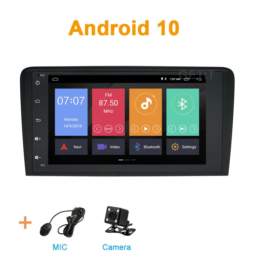 add MIC-CAM DSP ips экран Android 10 Автомобильный мультимедийный стерео радио gps для Audi A3 8P S3 RS3 - Цвет: add MIC-CAM