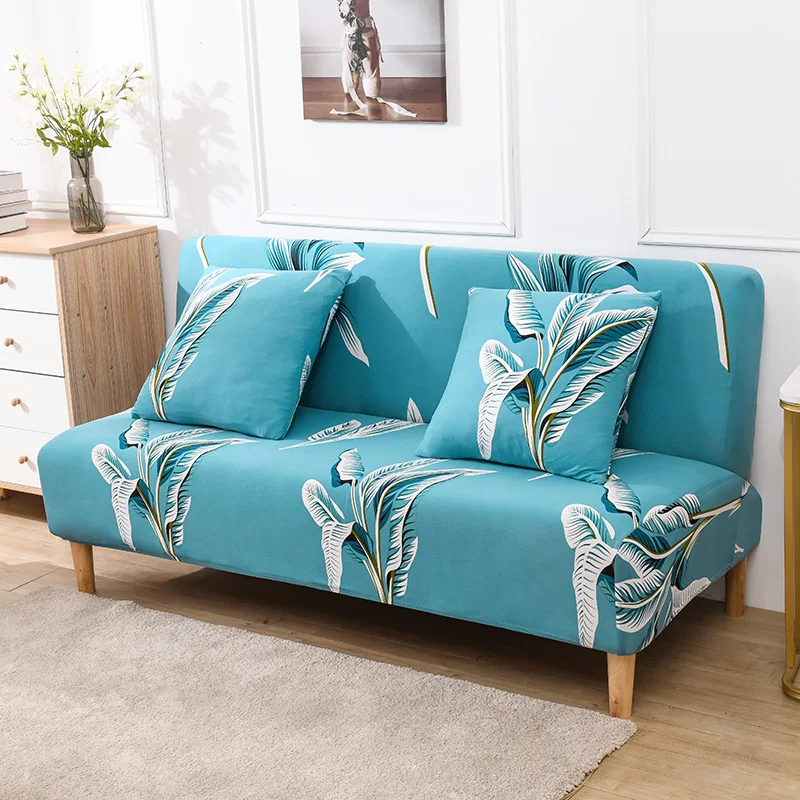 Чехол для раскладного дивана универсальный эластичный чехол без подлокотника с