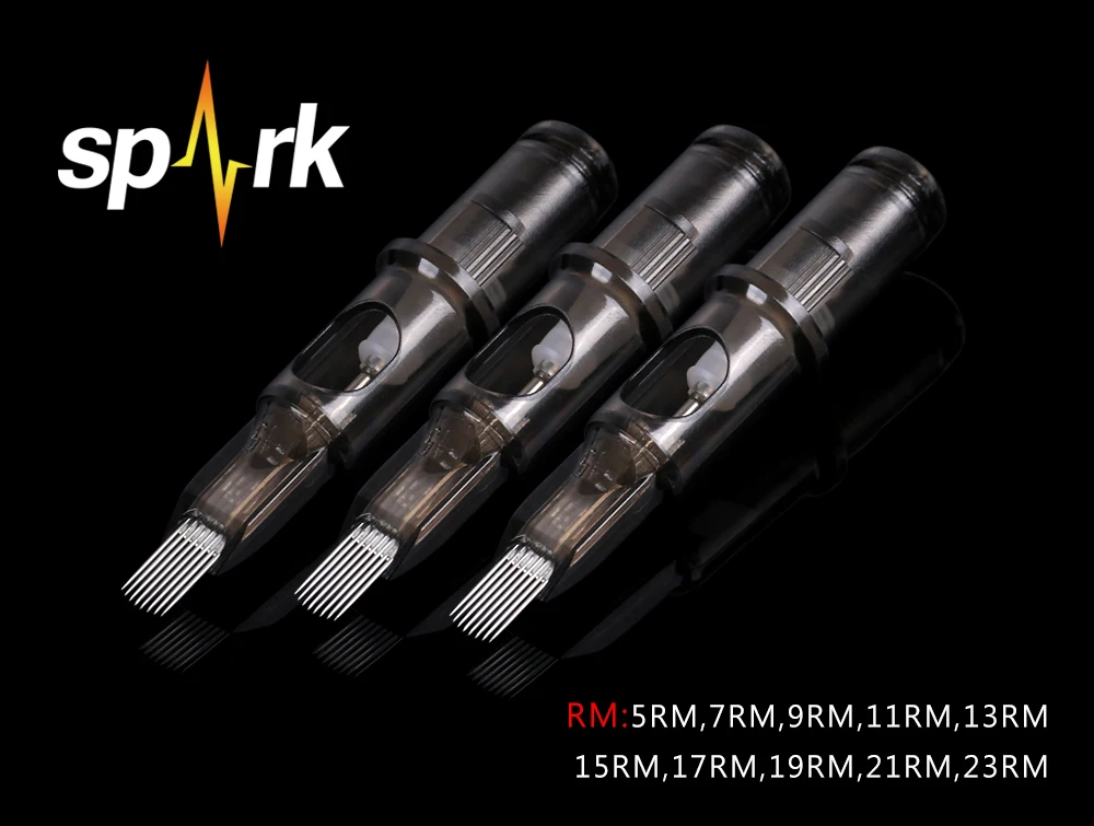 10 шт. SPARK стерильные одноразовые для татуировок картридж иглы инструменты иглы для татуировки круглый вкладыш и Magnum(0,35 мм иглы) RL/RS/RM/M1