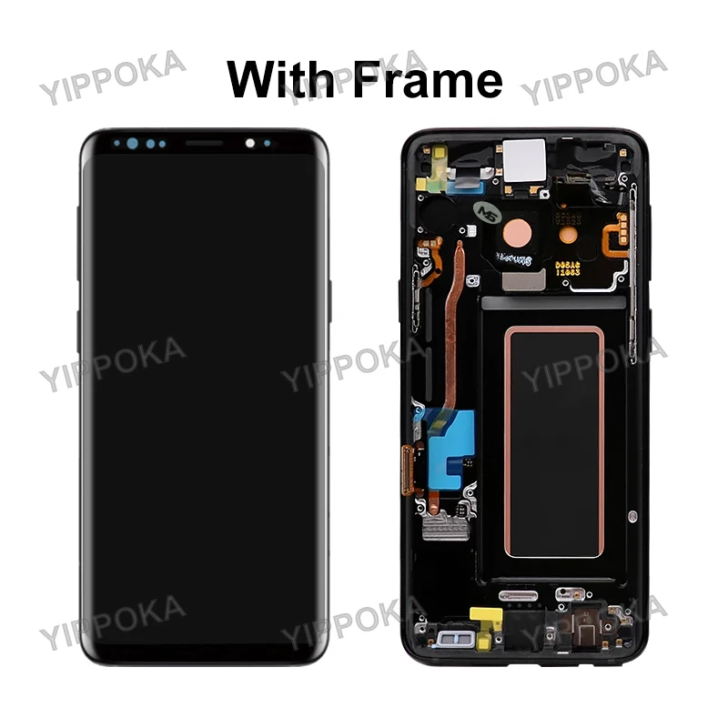 Pantalla LCD Super Amoled para Samsung Galaxy S9, digitalizador de pantalla t&aacute;ctil G960F para Samsung S9 Plus, piezas de repuesto-2