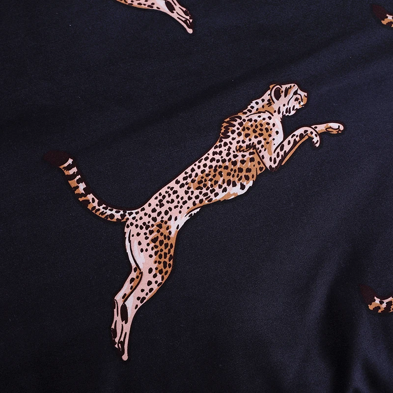 Комплект постельного белья с животным принтом Leopardo, высокое качество, пододеяльник King, пододеяльник, набор, одеяло, Комплект постельного белья s Us queen, Roupa De Cama
