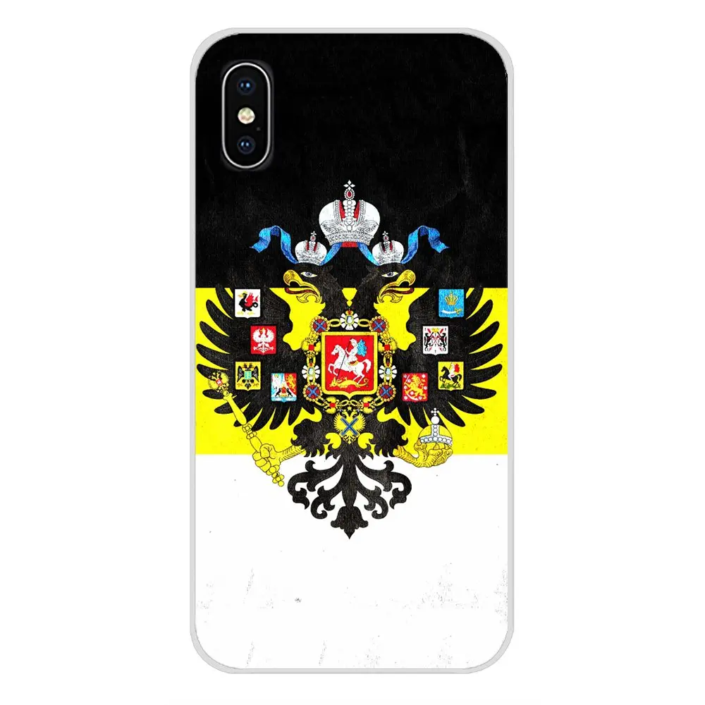 Прозрачный чехол из ТПУ с российским флагом для HTC One U11 U12 X9 M7 M8 A9 M9 M10 E9 Plus Desire 630 530 626