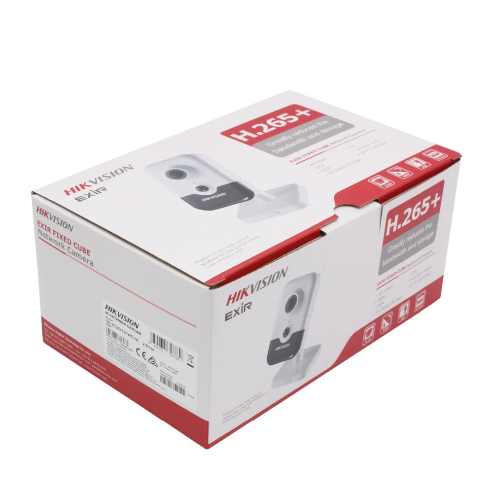 Hikvision 4MP домашняя Wi Fi камера безопасности PoE DS 2CD2443G0 IW Onvif наружное ночное видение
