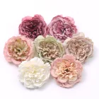Искусственные Шелковые головки цветов пионы для свадебного украшения, Подарочная коробка сделай сам для скрапбукинга, искусственные цветы, 1 шт., 8 см