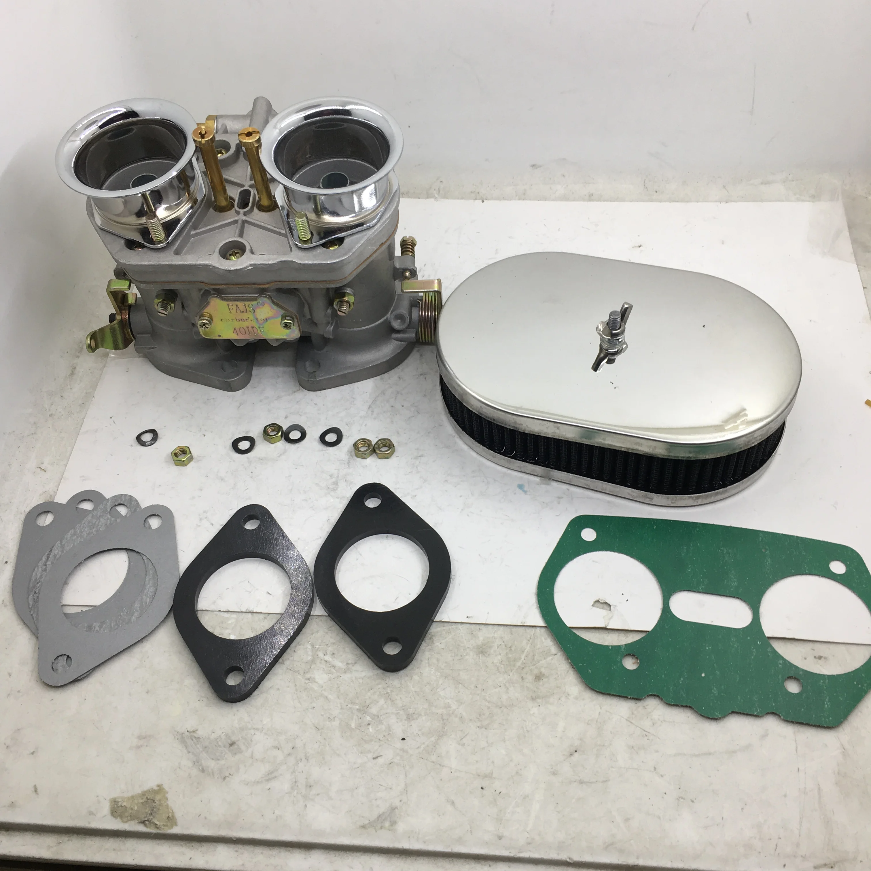 

SherryBerg fajs 40mm 40 IDF 40IDF carb carburetor+55mm air horns+85mm tall air filter Insulate kit for Weber Solex dellorto EMPI