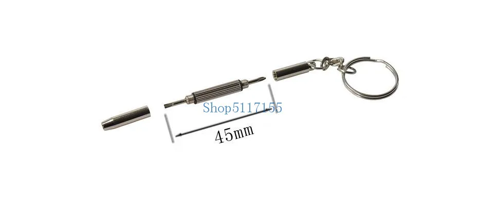 

500pcs Mobile Eyeglass Sunglasses Watch Repair Kit Tool Mini Keychain Screwdriver Tools Key Chain Glasses