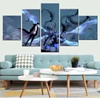 Самовыравнивающаяся мультяшная рамка для живописи, Постер аниме, Настенная картина для декора гостиной, Настенная картина, подарок на день рождения