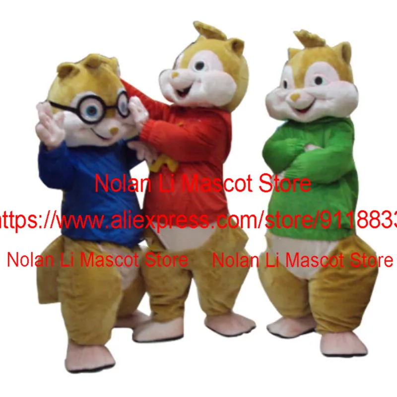 

Hot Sale Chipmunk Mascot Costume Squirrel Cartoon Suit Neutral Role Playing Advertising Display Holiday Gift 1062