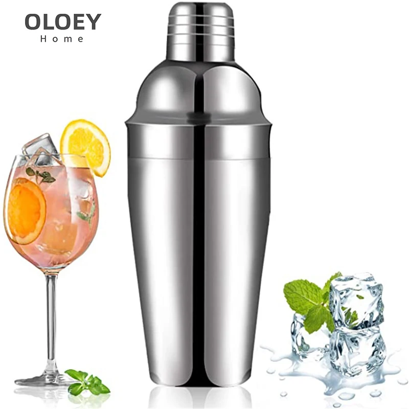 

Stainless Steel Cocktail Shaker No Leak Durable Large Drink Shaker Mixer Shaker Bottle Drink Party Bar Tools Wine Accessories