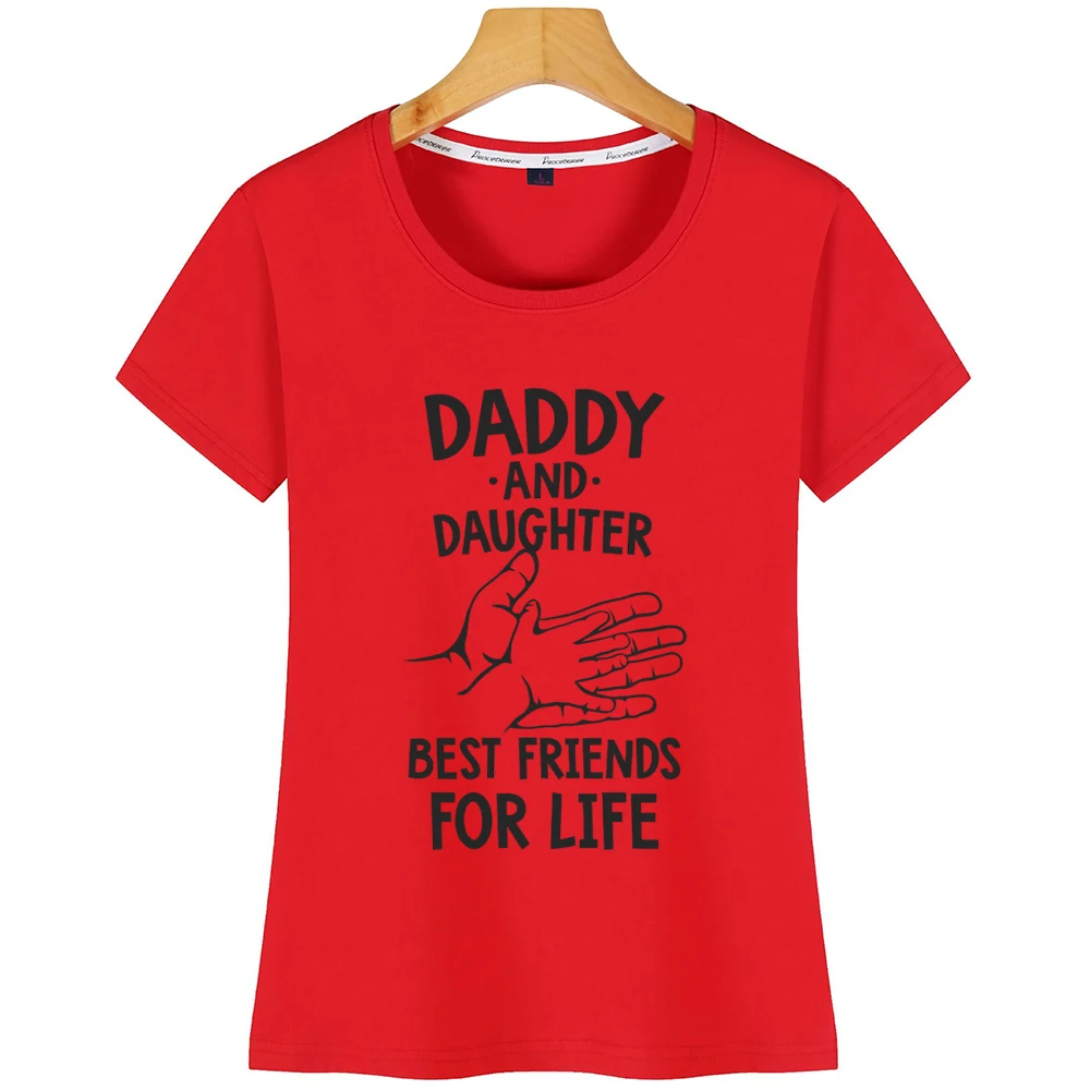 Футболка женская с забавным винтажным принтом папа и дочь|Футболки| |