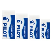 pilot er f6 f8 f10 f20 foam rectangle plastic eraser large medium small 4 sizes strong wipe clean student stationery