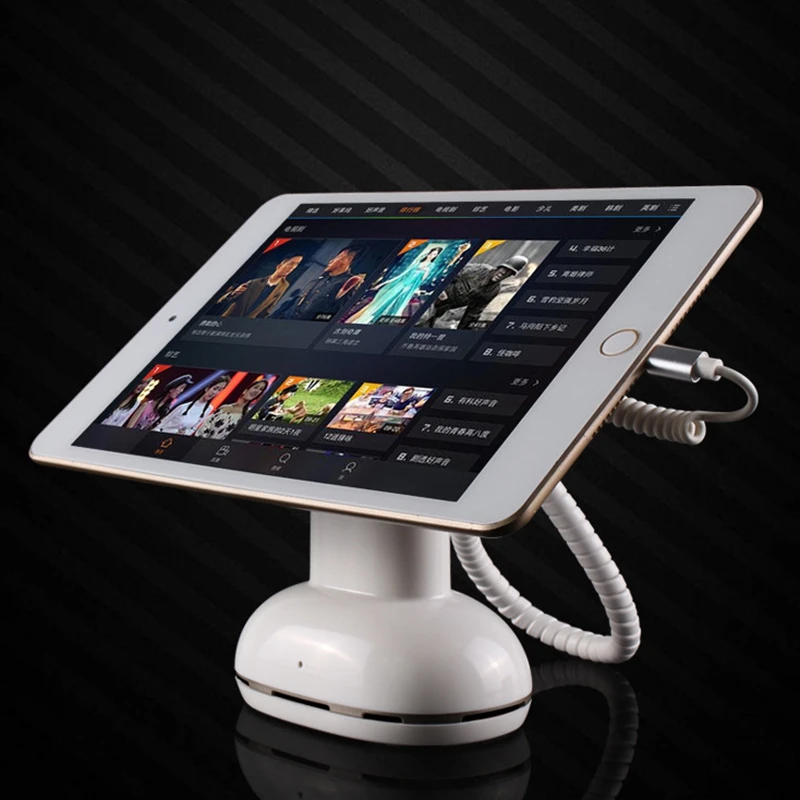 Tablet Anti-Theft Display Stand Mobile Phone Alarm Holder Rechargeable Support Cell And For Iphone Ipad(Eu Plug) | Электроника