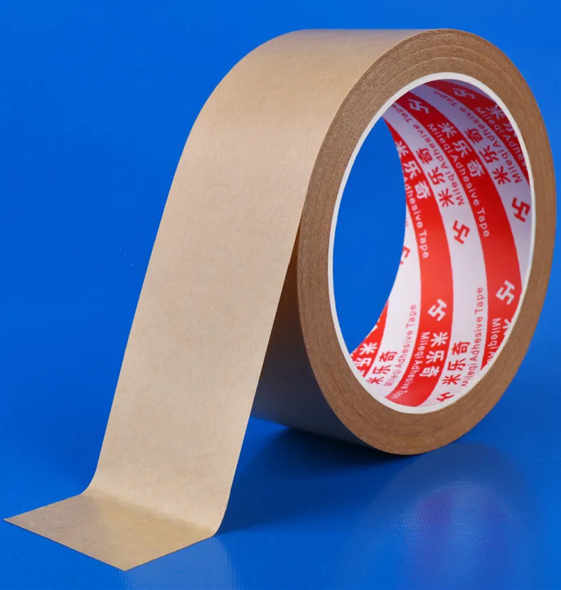 Gummed Kraft Paper Tape High Adhesive Carton Packing Tape Waterproof Masking Paper Tape Box Sealing Painting Kraft Paper Tape