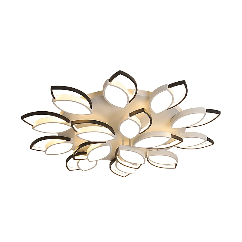 

remote control Modern Led Chandelier sunflower round light For Bedroom Dining Room Home Deco Acrylic Ceiling Chandelier Fixtures