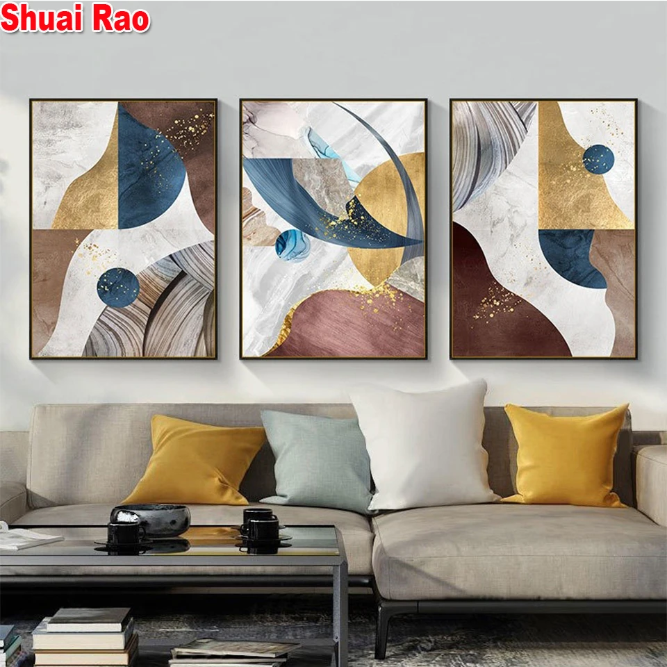 

triptych diamond painting Nordic art,cross stitch 3d,diamond embroidery Full Round Drill abstract Art,mosaic crafts pattern,