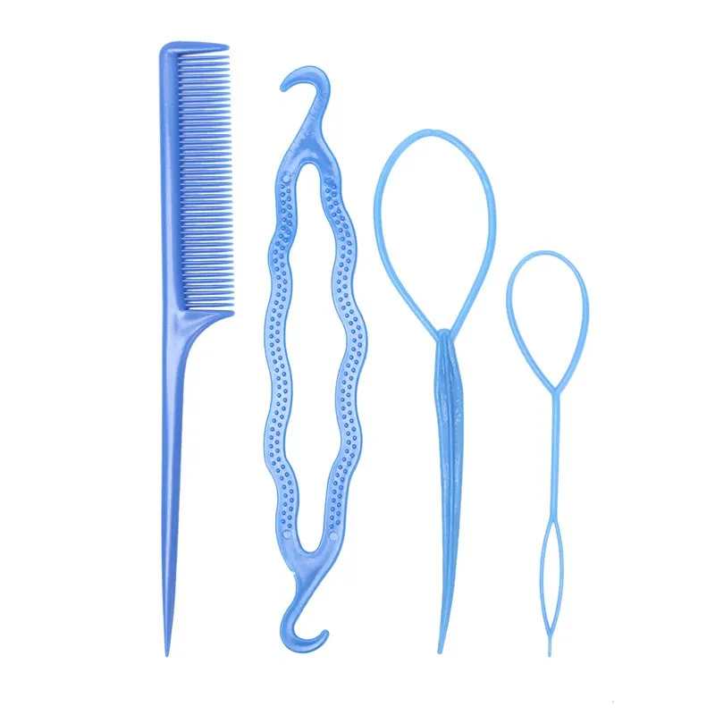 4 шт./компл. корейский стиль Магия для укладки волос Плетение кос комплект заколка