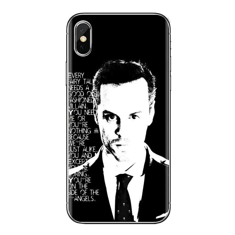Ultra Thin Case For Xiaomi Mi4 Mi5 Mi5S Mi6 Mi A1 A2 5X 6X 8 9 Lite SE Pro Max Mix 2 3 2S Jim Moriarty Sherlock Holmes Quotes |