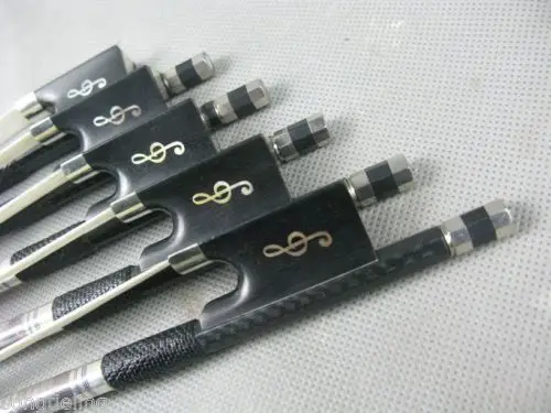 

5 шт. клетчатый Профессиональный бант для виолончели из углеродного волокна 4/4 #7220