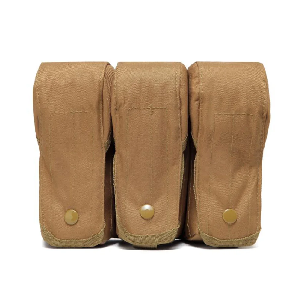 

Molle Triple M4 AK Magazine Pouch Outdoor Tactical Military Tool Three Bags