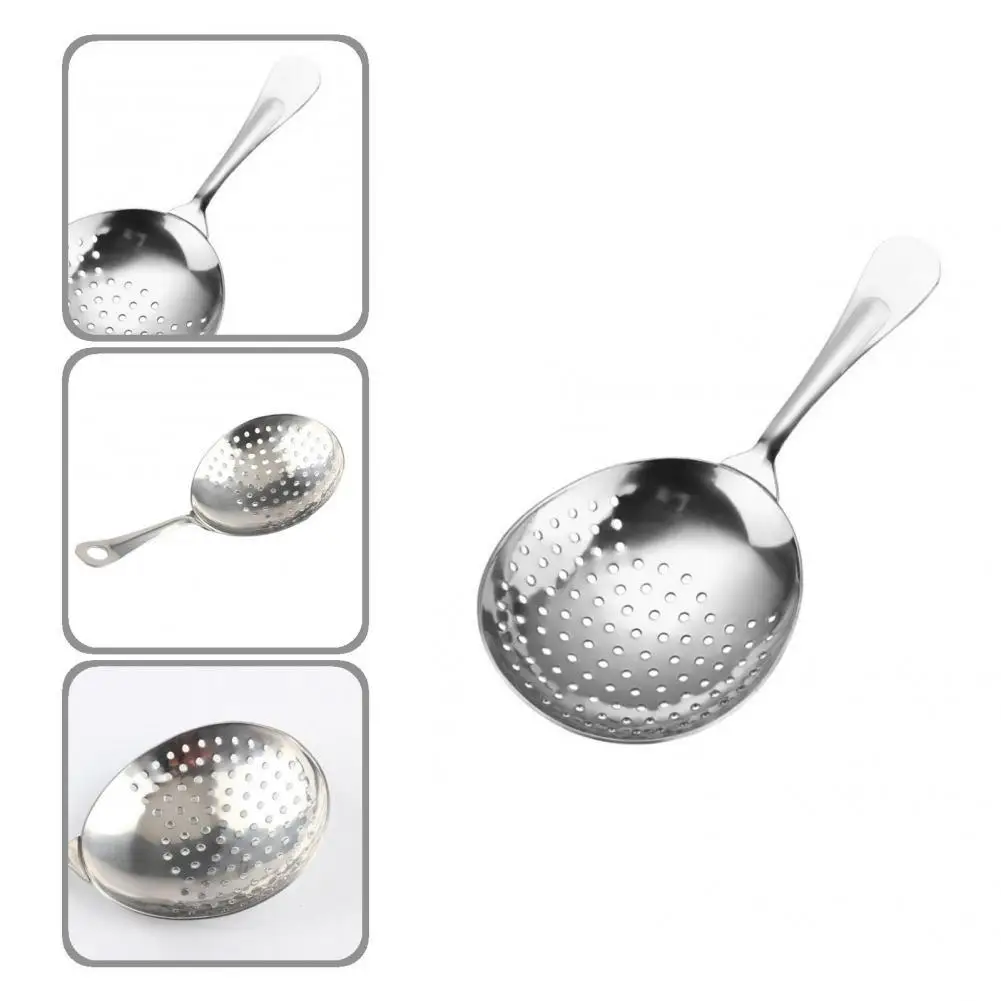 

Simple Fine Workmanship Lightweight Multi-purpose Spoon Colander Cocktail Strainer Spoon Stainless Steel Spoon