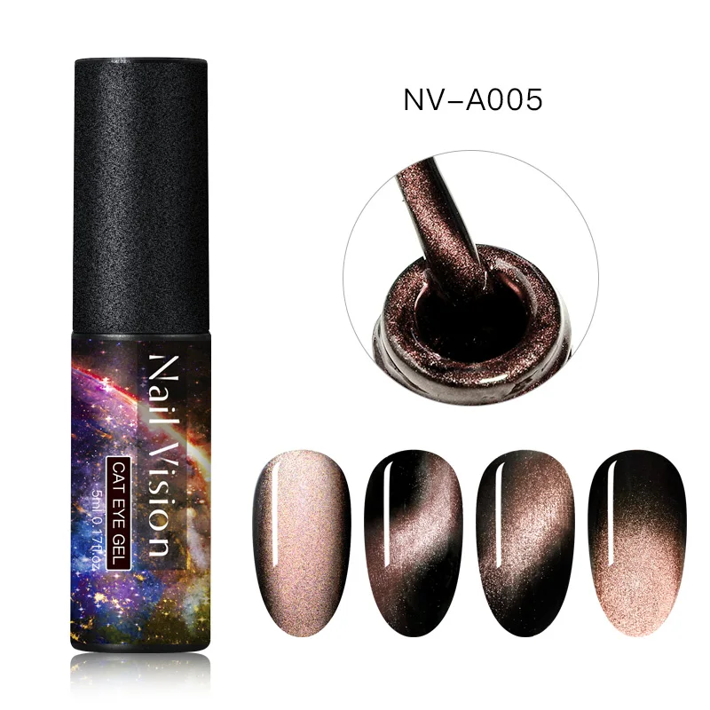 AAS07648 Nail Vision 9D Galaxy Cat Eye гель-Хамелеон Гель для ногтей длительный Galaxy Star эффект кошачьих глаз замачивается УФ/светодиодный - Цвет: AAS07648