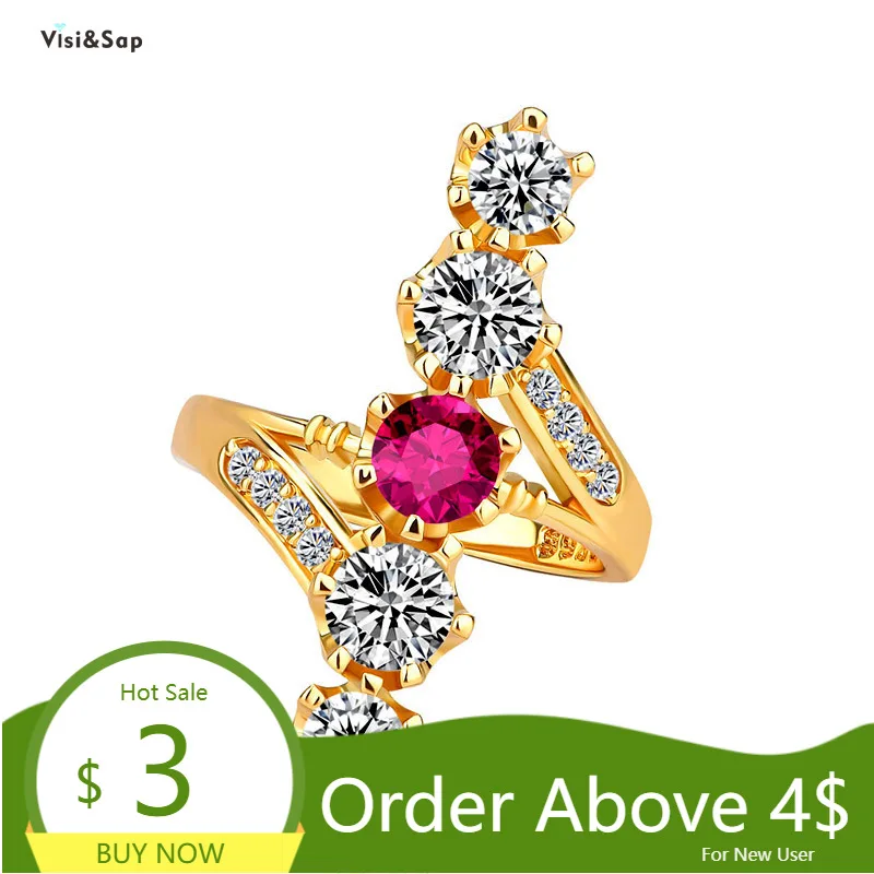 Visisa дворец в стиле барокко кольца для Для женщин желтого золота Цвет креативные