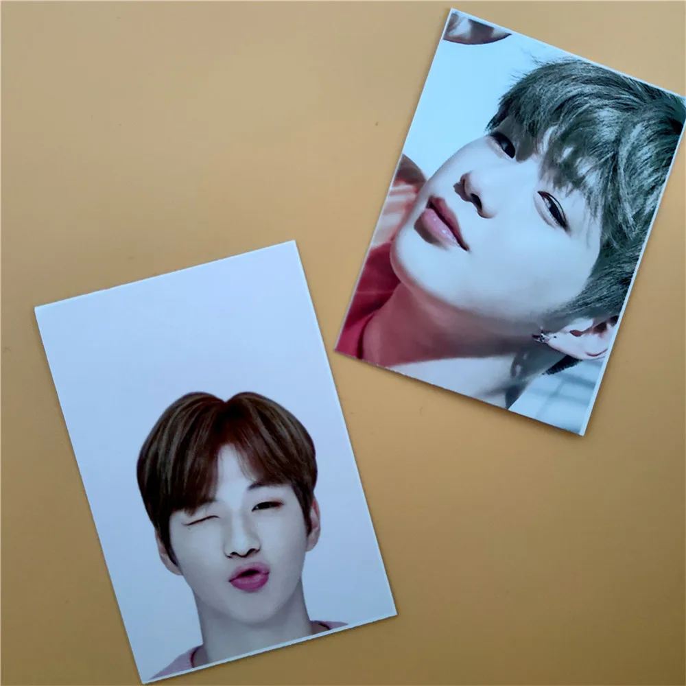 KPOP Kang danel WANNA ONE LOMO Card Фотокарта самодельная сгорает его производство 101 |