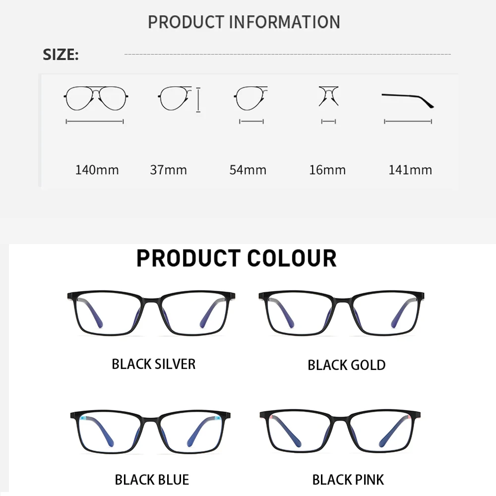 

2020 Glasses Unisex Anti Blue Light Glasses Casual Fashion Computer Goggles Optical Eyeglasses Frame for Men Women Dropshipping