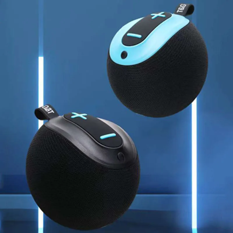 Portable Speakers Wireless Round Bass Subwoofer Waterproof Outdoor Boombox Stereo Loudspeaker Music Box For Bluetooth FM Radio |