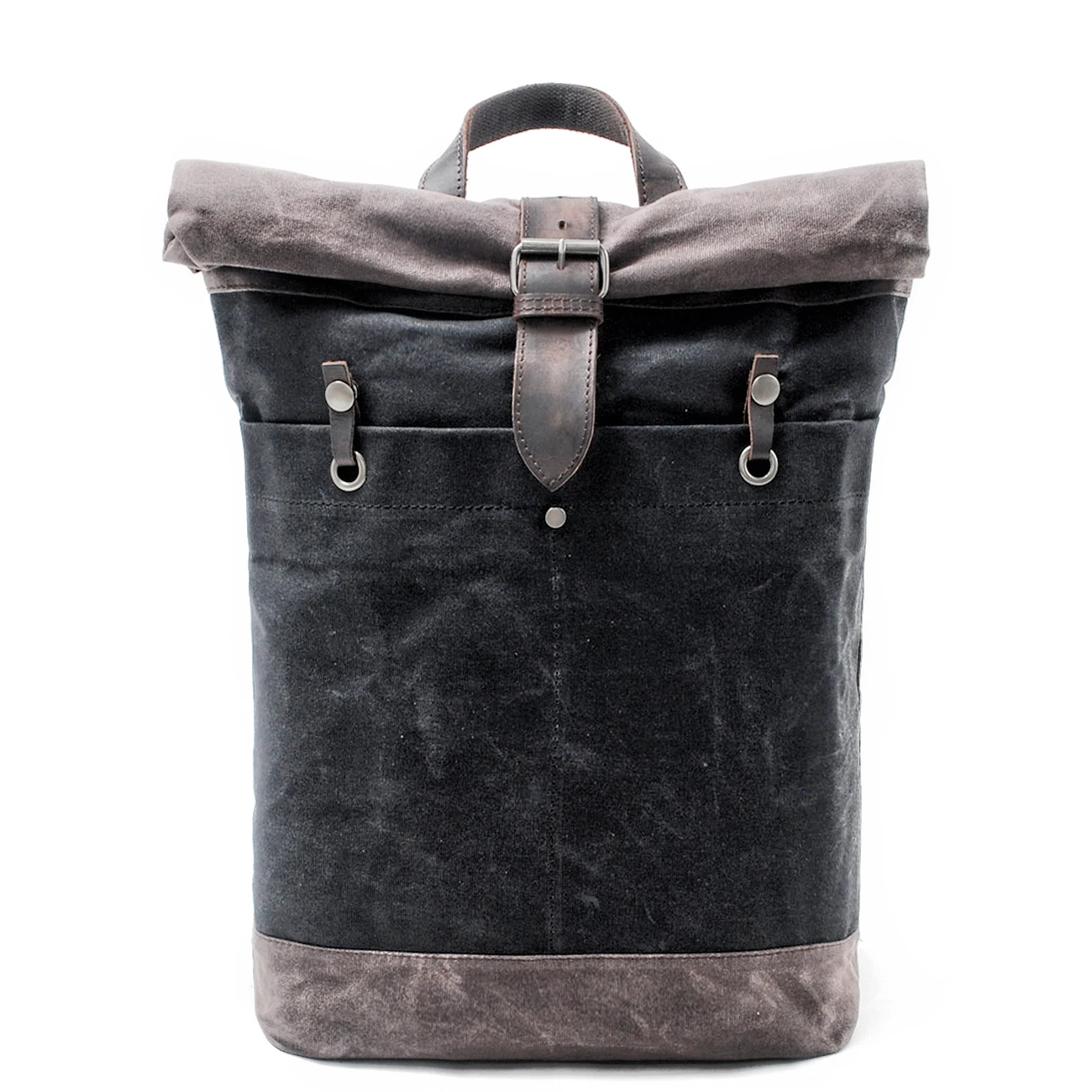 Рюкзак из вощеной холщовой ткани для ноутбука 15 6 дюйма (Вощеная