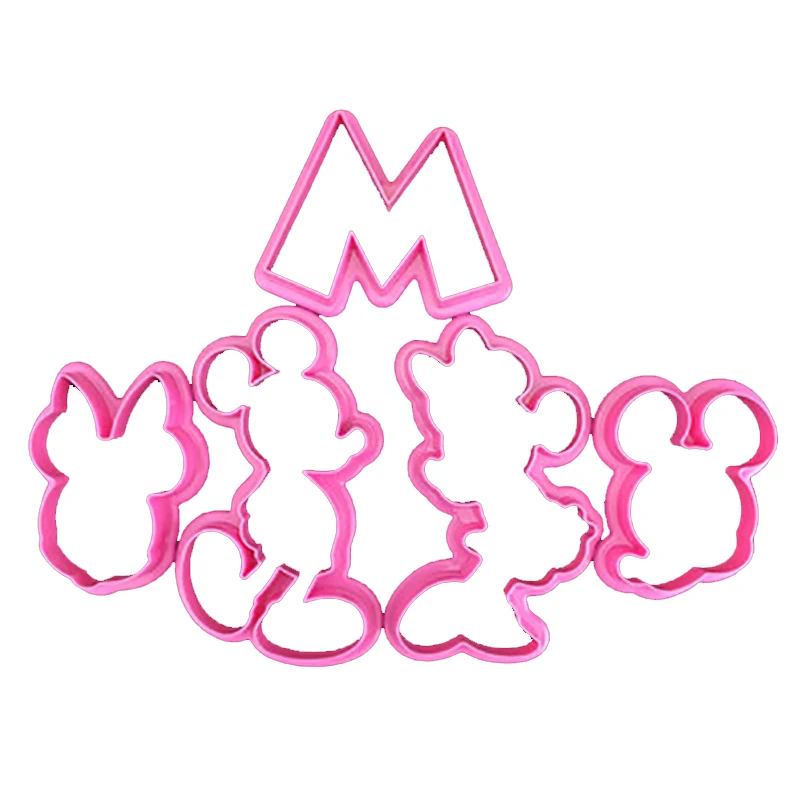 5 шт. мультяшная мышь печенье Форма Рождество/Пасха Фудж искусственная животная