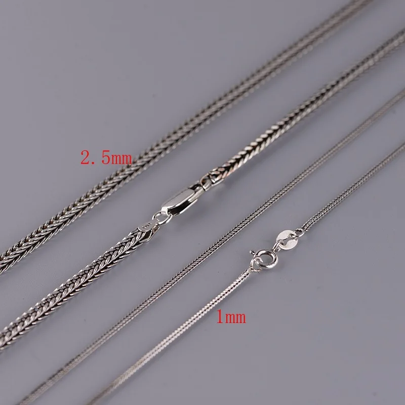 Колье S925 Серебряные предметы Кулон Ретро стиль Тайское Серебро оптовая торговля