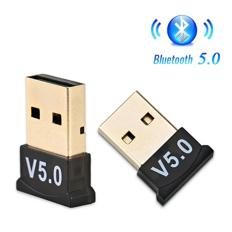 

1PC USB Bluetooth 5.0 Adapter Transmitter Bluetooth Receiver Audio Bluetooth Dongle Wireless USB Adapter For Computer PC Laptop