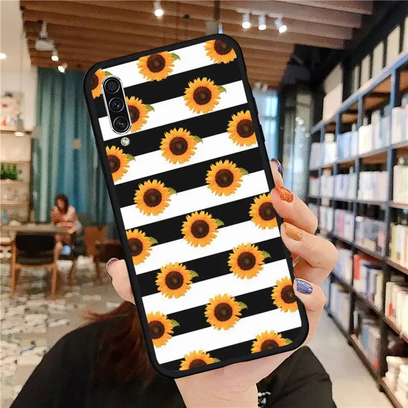 

Sunflowers daisy paiting Phone Case For Samsung A20 A30 30s A40 A7 2018 J2 J7 prime J4 Plus S5 Note 9 10 Plus