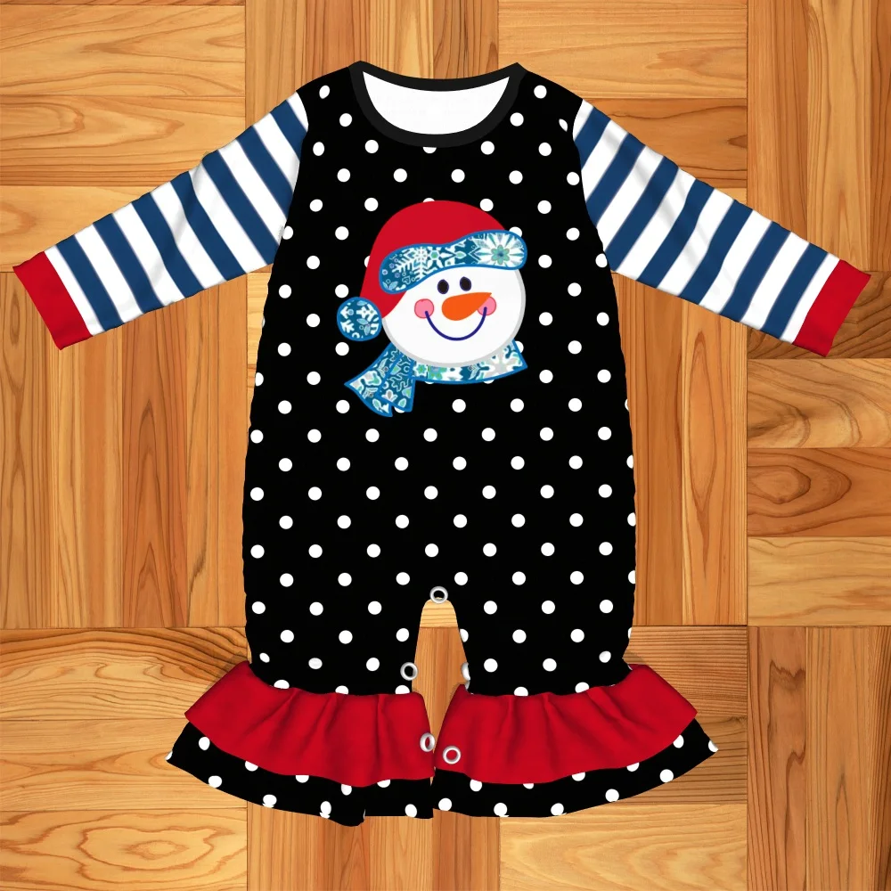 Милый детский комбинезон с надписью My First Christmas для маленьких мальчиков и девочек